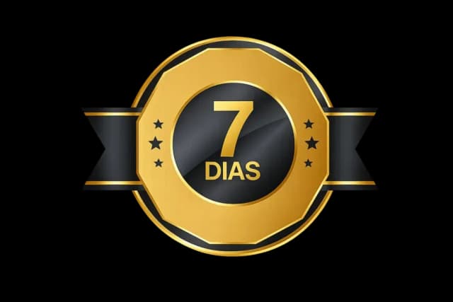 Selo de garantia de 7 dias